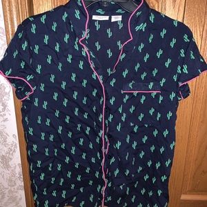 Women’s Short-Sleeve Pajama Shirt